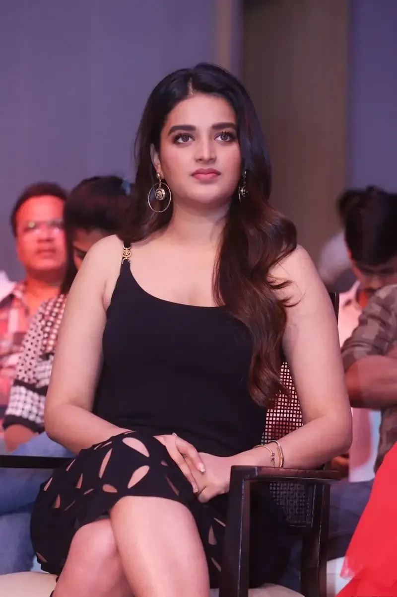 TELUGU ACTRESS NIDHI AGARWAL IN BLACK SKIRT AT SIIMA AWARDS 6